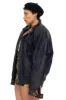Vintage 90's Buttery Soft Black Leather Bomber Jacket sold by Tunnel Vision