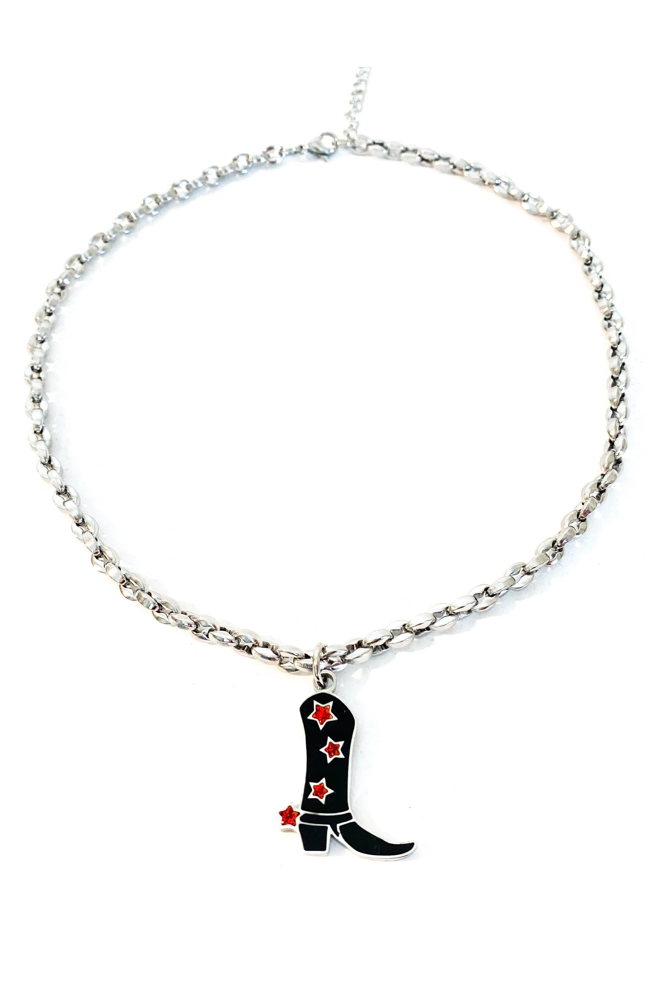 A Little Bit Country Boot Necklace sold by Tunnel Vision