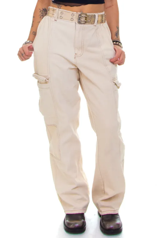 Not-Quite-Vintage Sandy Skater Wide Leg Pants - S/M sold by Tunnel Vision