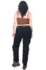 Vintage Y2K Black Cargo Pants - XL/2X sold by Tunnel Vision