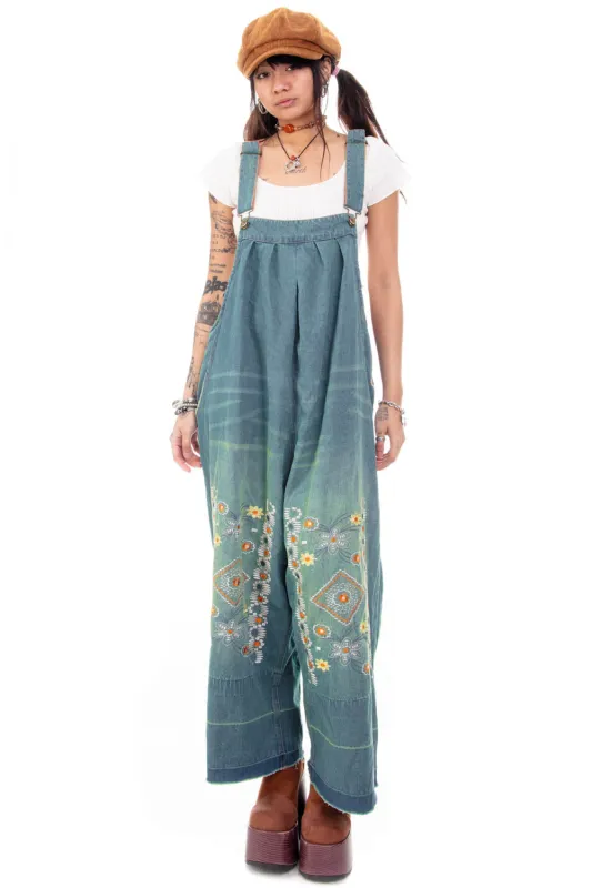 Vintage Y2K Denim Embroidered Overalls - S/M/L sold by Tunnel Vision