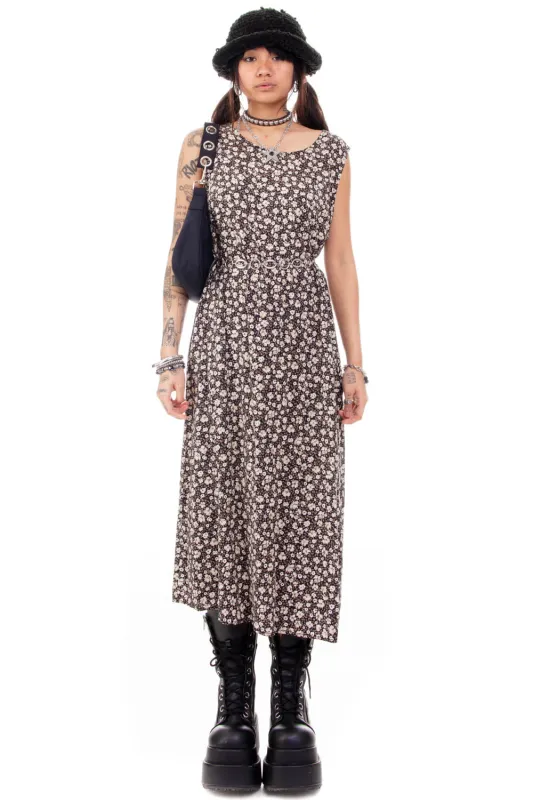 Vintage 90's Floral Tank Dress - OSFM sold by Tunnel Vision