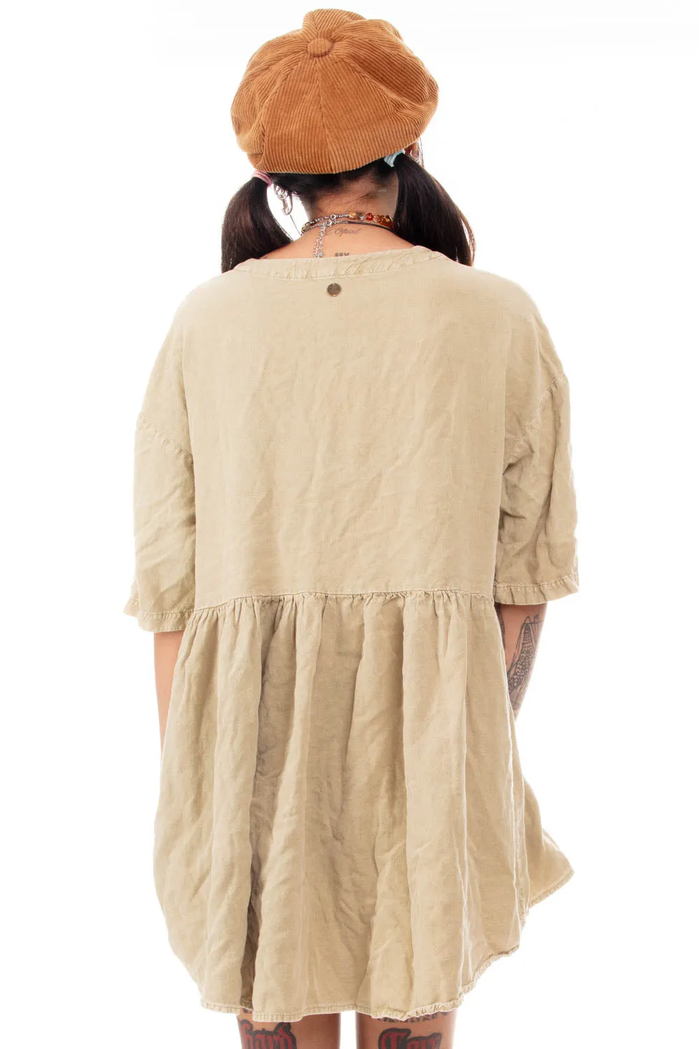 Vintage Y2K Olive Pocket Button Up Blouse - OSFM sold by Tunnel Vision product image thumbnail 5