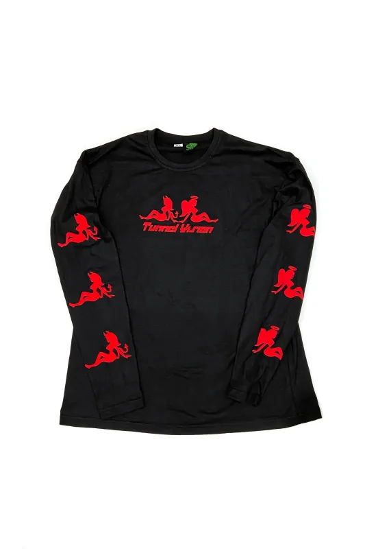 TUNNEL VISION SECONDHAND (GRADE B)  I Can Be Ur Angel or Ur Devil Long-Sleever sold by Tunnel Vision