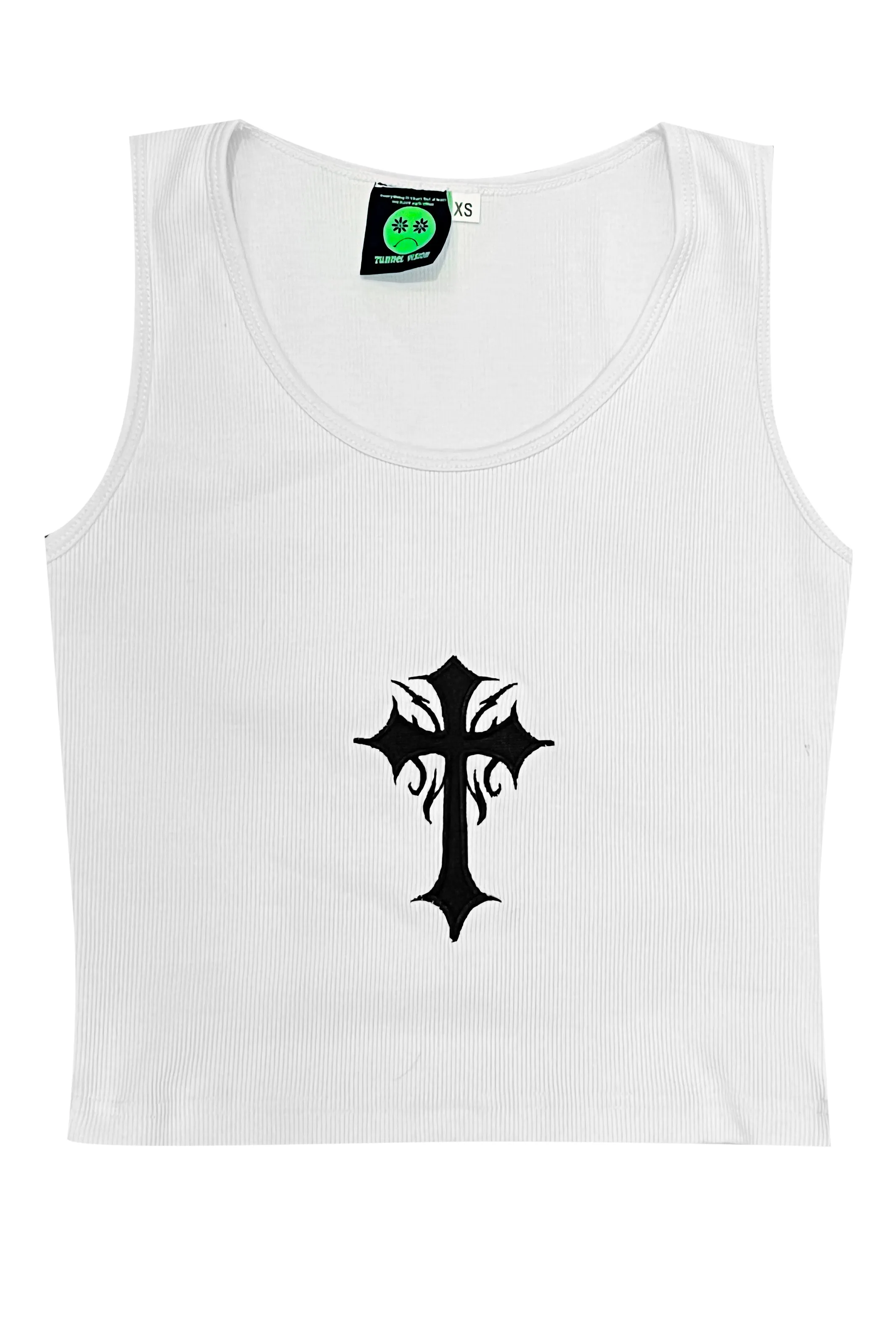 TUNNEL VISION SECONDHAND (GRADE A) Gothique Rib Knit Tank sold by Tunnel Vision