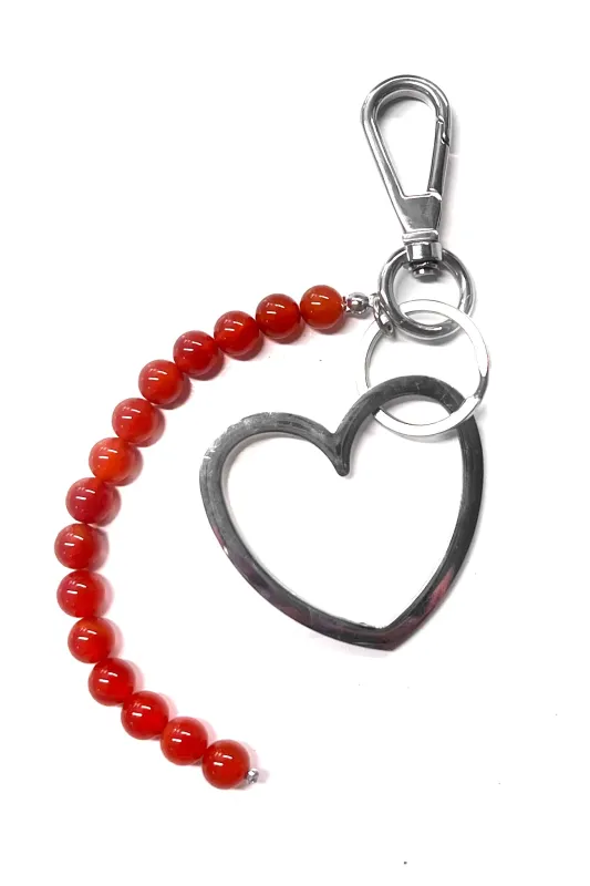 Big Heart Bag Charm sold by Tunnel Vision