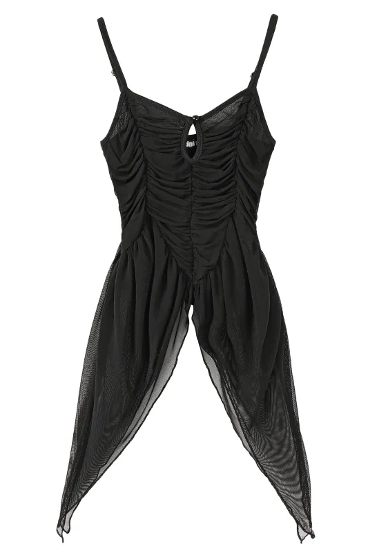 PRE-ORDER: Fairy Tale Black Mesh Top sold by Tunnel Vision
