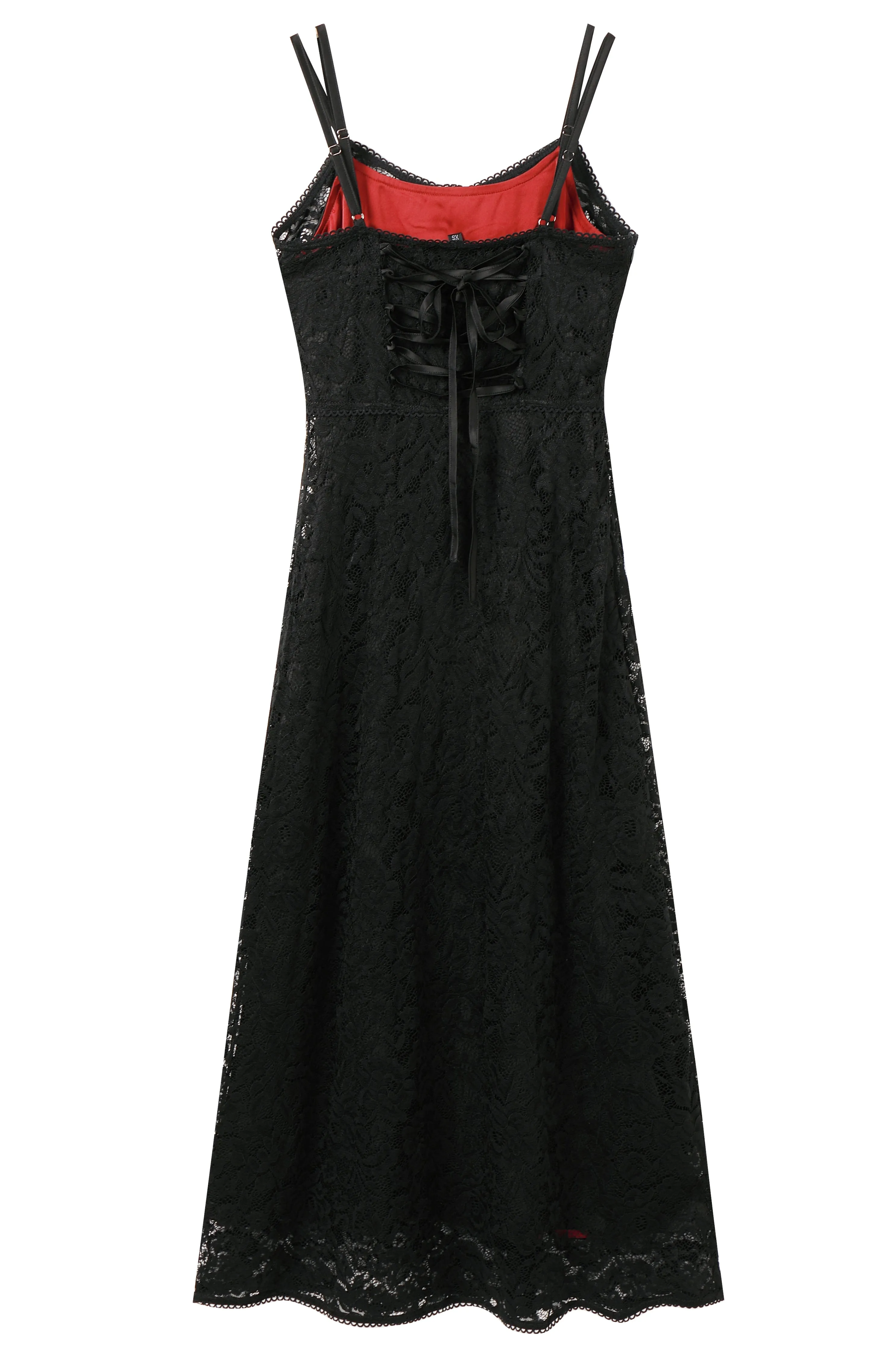 PRE-ORDER: Aurora Black & Red 5-in-1 Midi Dress Set sold by Tunnel Vision product image thumbnail 2