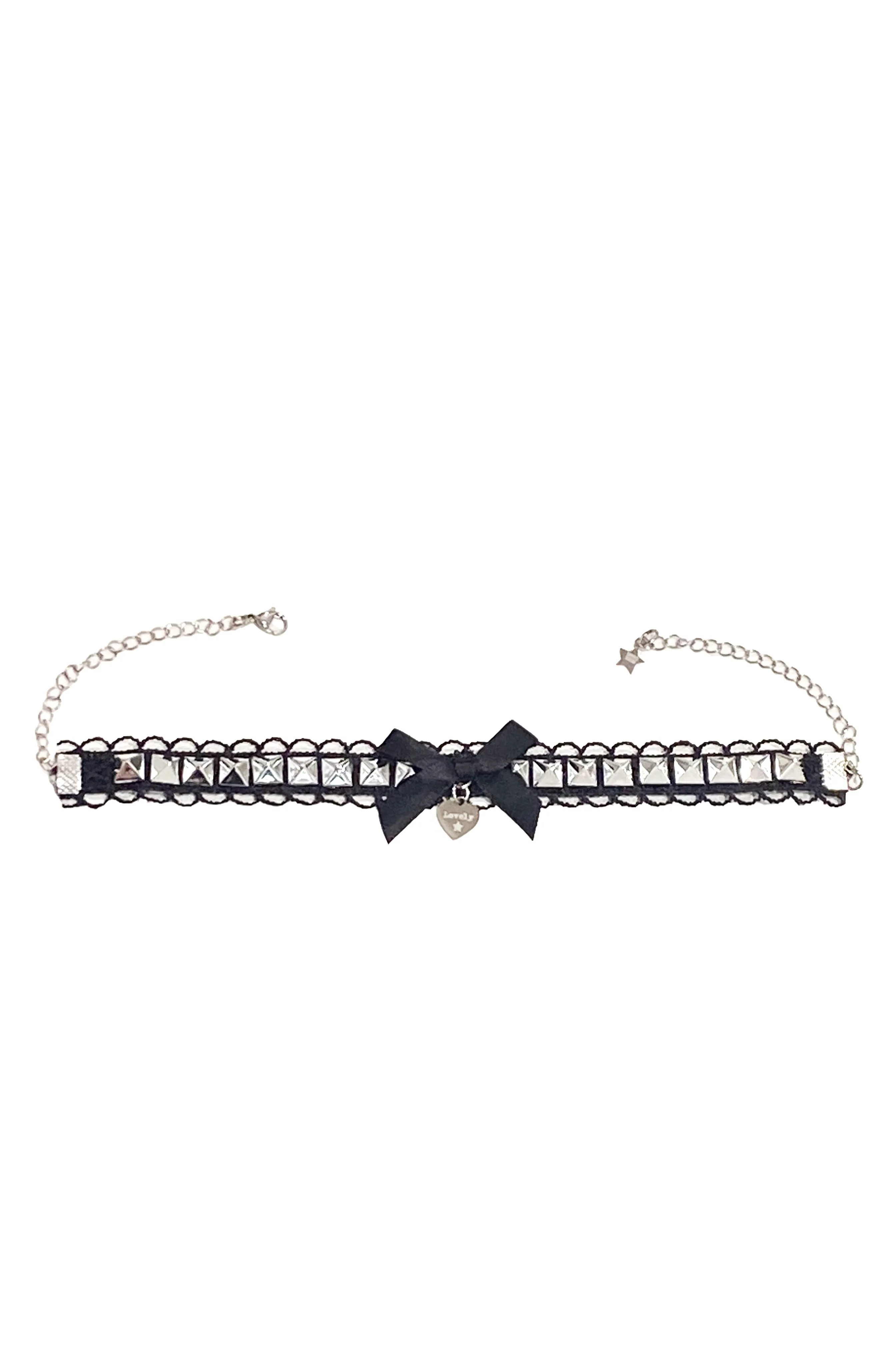 Ribbon Stud Lovely Bow Choker sold by Tunnel Vision