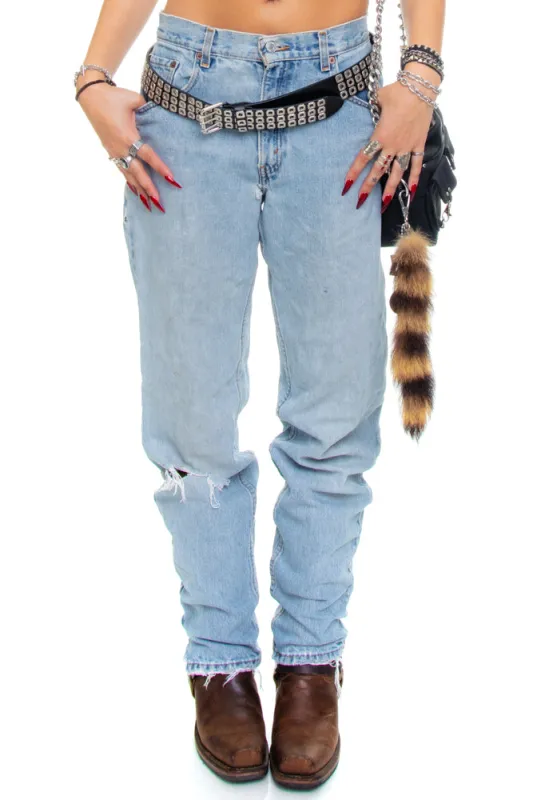 Vintage 90's Levi's 550 Distressed Jeans - S/M/L sold by Tunnel Vision