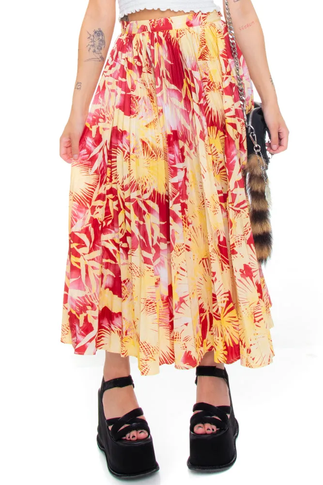 Vintage Y2K Vacation Pleated Maxi Skirt - XS/S sold by Tunnel Vision product image thumbnail 2