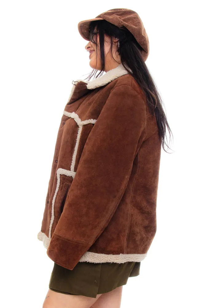 Vintage 70's Dylan Suede Coat - XL/2X sold by Tunnel Vision product image thumbnail 5
