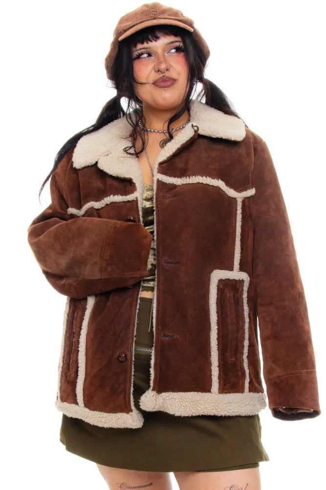 Vintage 70's Dylan Suede Coat - XL/2X sold by Tunnel Vision product image thumbnail 3