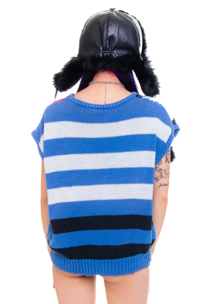 Vintage 80's Indie Abstract Knit Tank Top - One Size Fits Many sold by Tunnel Vision product image thumbnail 5