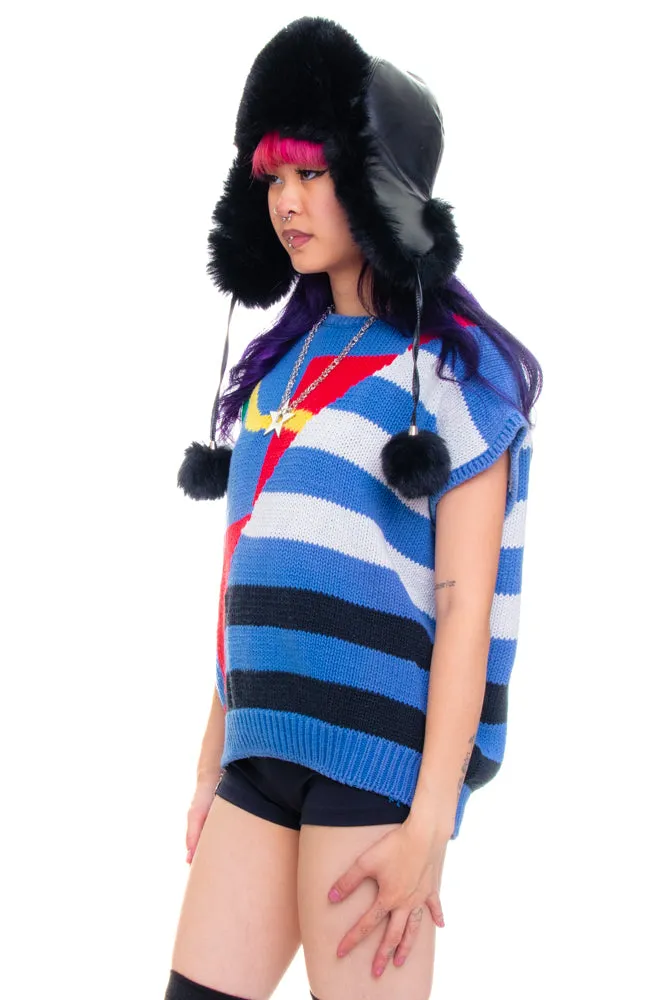 Vintage 80's Indie Abstract Knit Tank Top - One Size Fits Many sold by Tunnel Vision product image thumbnail 3