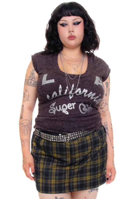 Vintage Y2K Cali Super Girl Hooded Shirt - L/XL sold by Tunnel Vision