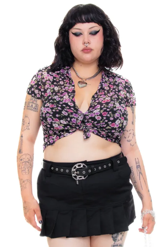 Vintage 90's Silk Floral Button-Up Shirt - L/XL sold by Tunnel Vision