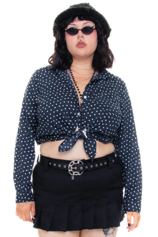 Vintage 90's Polka Dot Button-Up Shirt - L/XL sold by Tunnel Vision