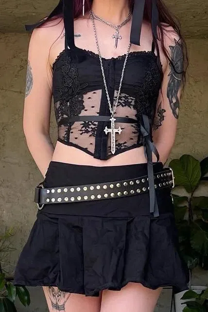 TUNNEL VISION SECONDHAND (GRADE A) Nesta Black Bustier Top sold by Tunnel Vision product image thumbnail 2