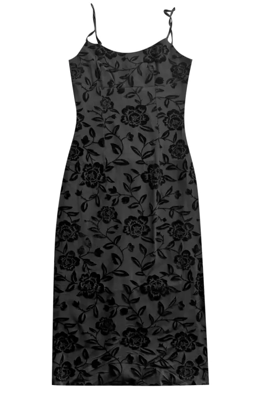 Black Floral Cameron Dress sold by Tunnel Vision
