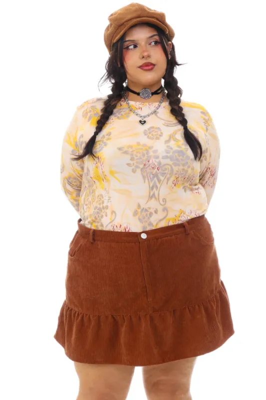 Vintage Y2K Boho Flower Long-Sleeve - XL/2X/3X sold by Tunnel Vision