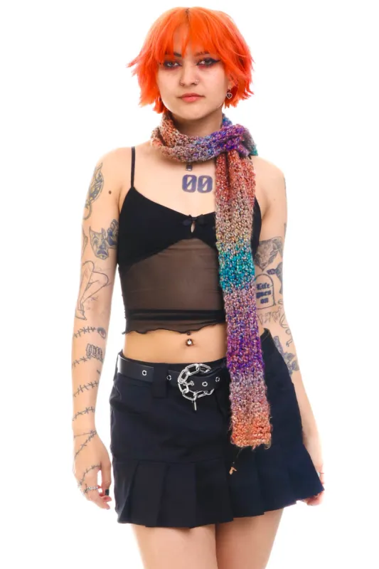 Vintage Sunset To Night Ombre Knit Scarf sold by Tunnel Vision