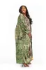 Plus Size Green Hand Tie Dye Kimono sold by Sante Grace