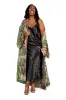 Plus Size Green Hand Tie Dye Kimono sold by Sante Grace