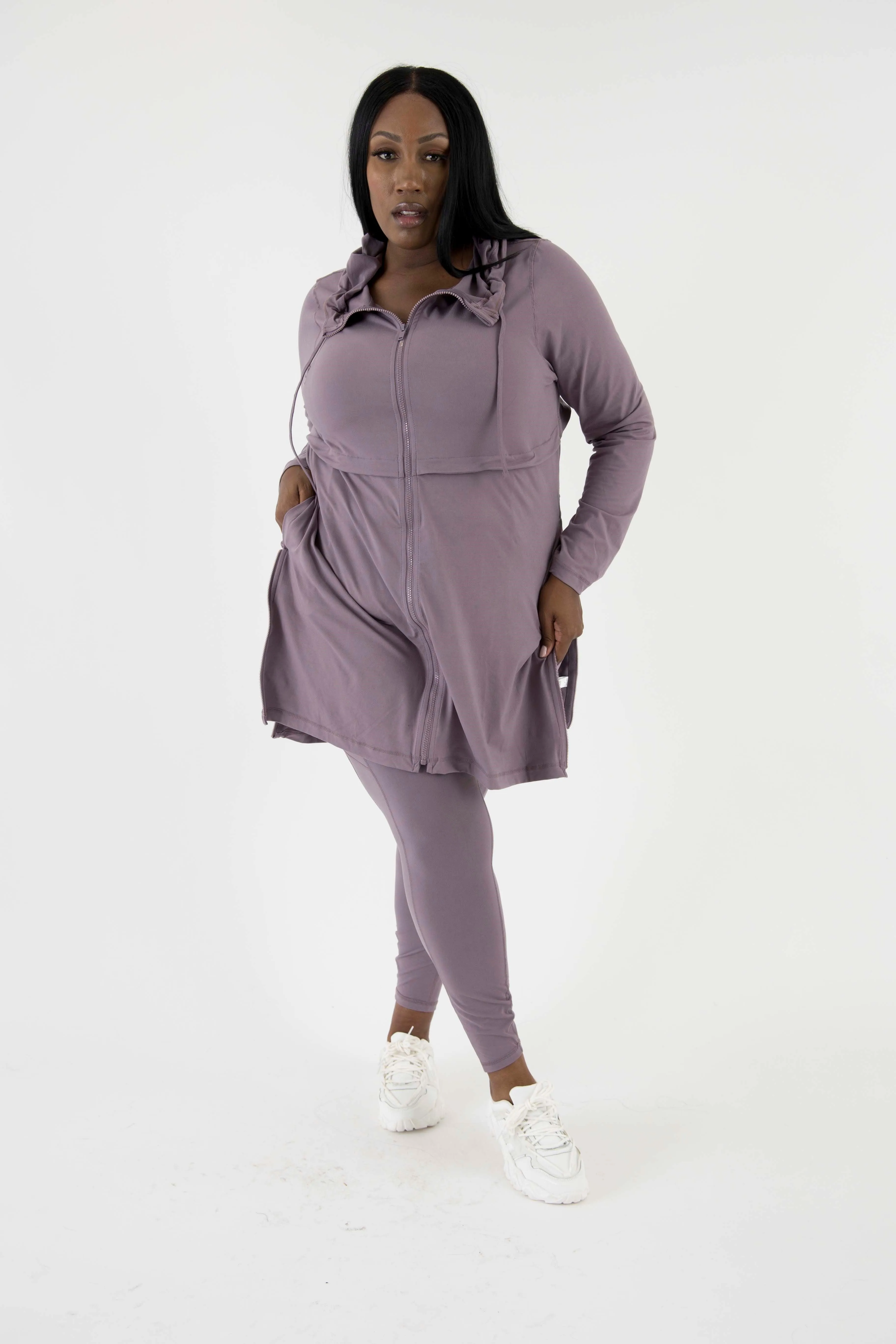 Jackie - Microfiber Anorak Jacket sold by Sante Grace