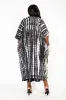 Black Hand Tie Dye Kimono - worn sold by Sante Grace