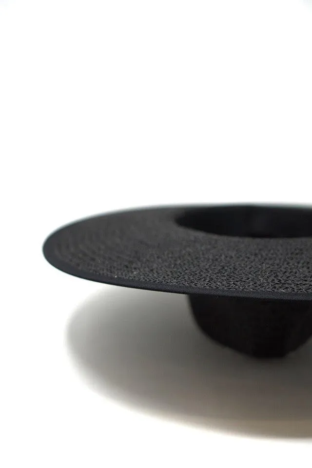 Black straw hat sold by Sante Grace product image thumbnail 4