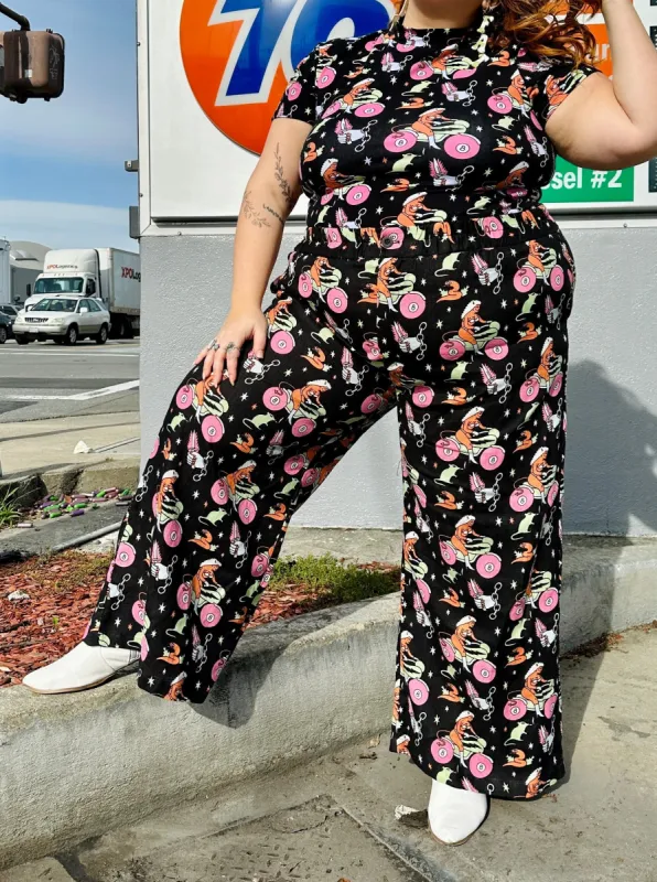 Linen Catalina Pant Mean Machine sold by Nooworks