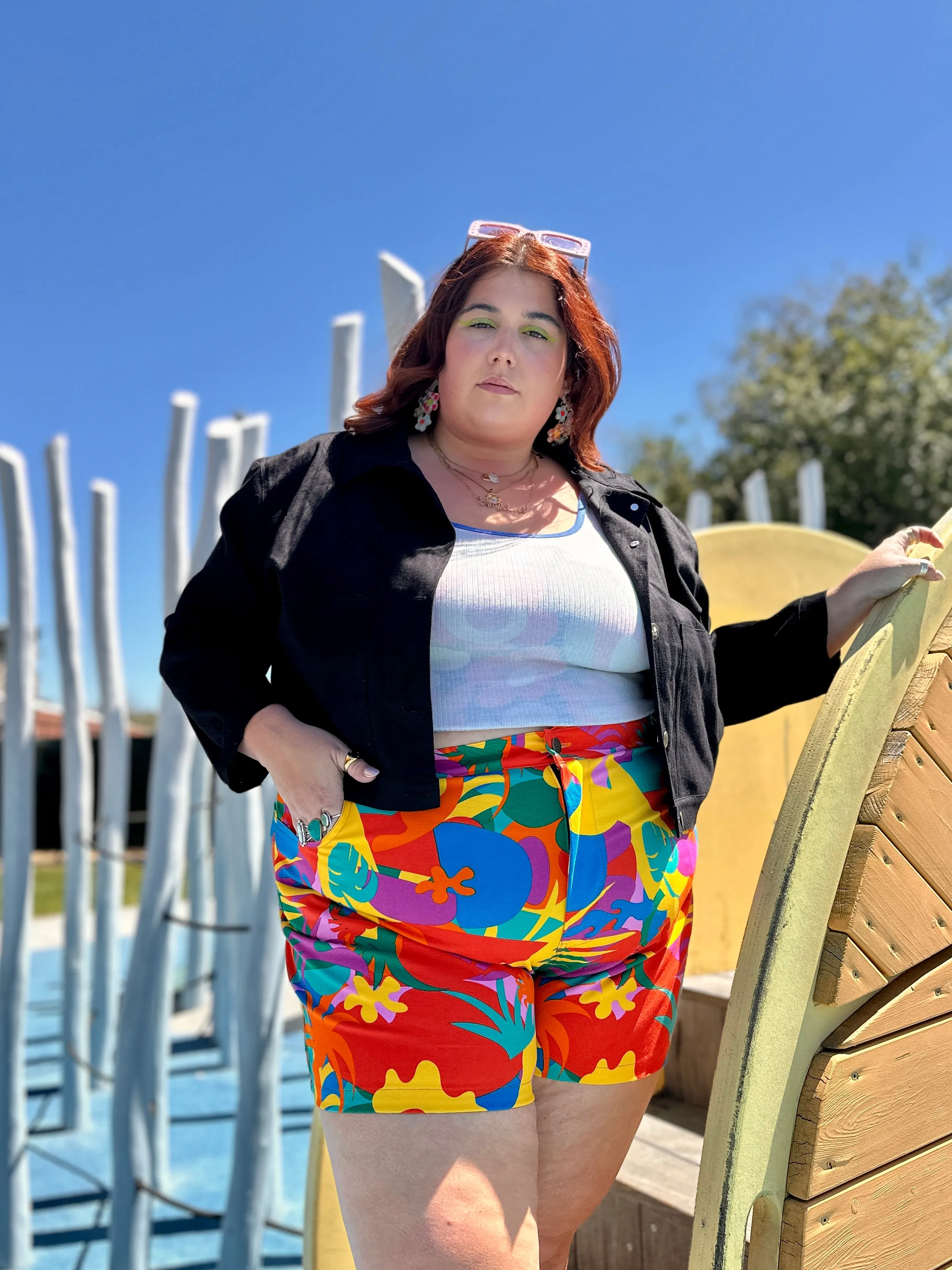 Twill Shorty Jacket Black Overdye sold by Nooworks product image thumbnail 3