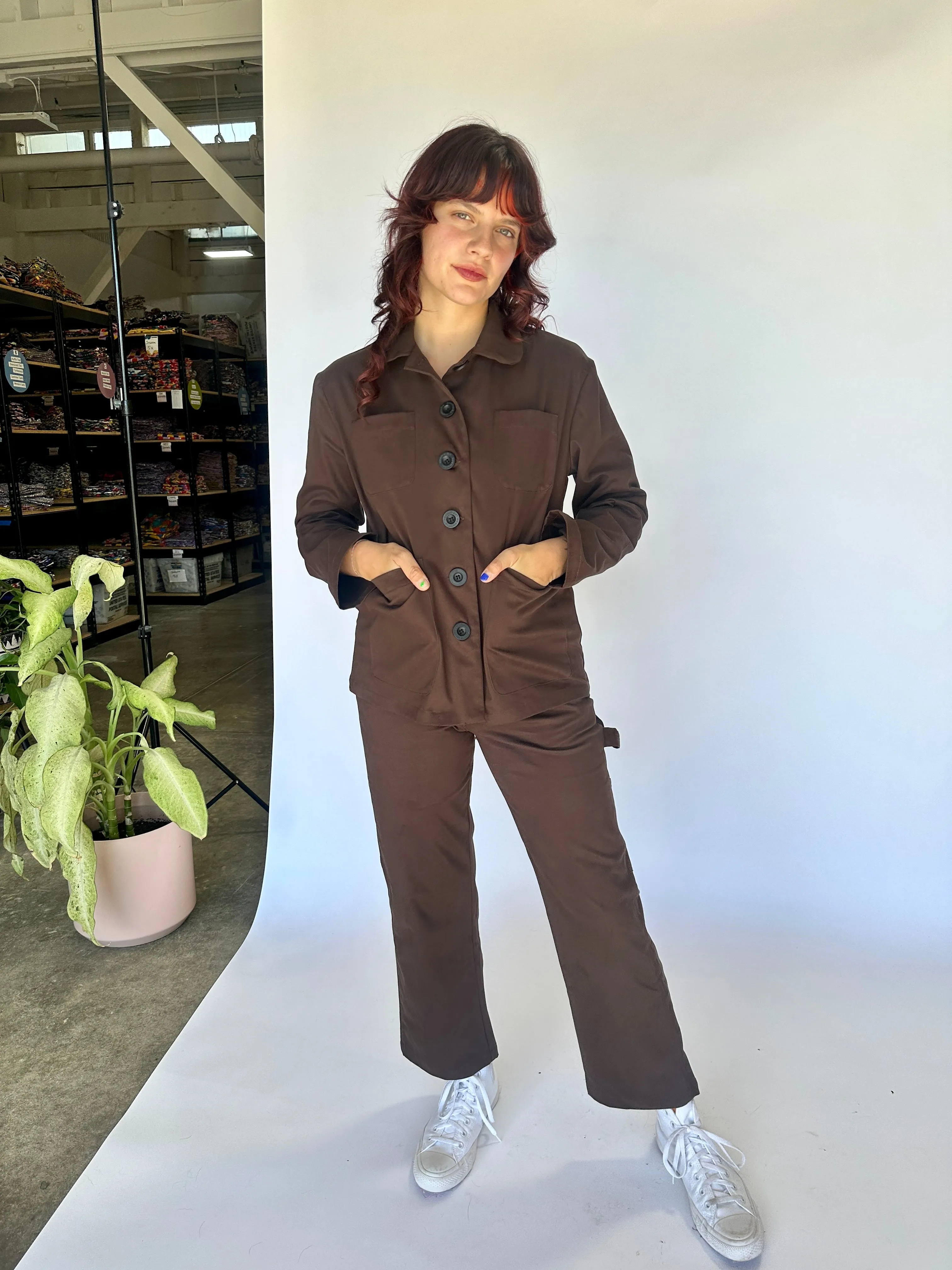 Chore Coat Brown sold by Nooworks product image thumbnail 3