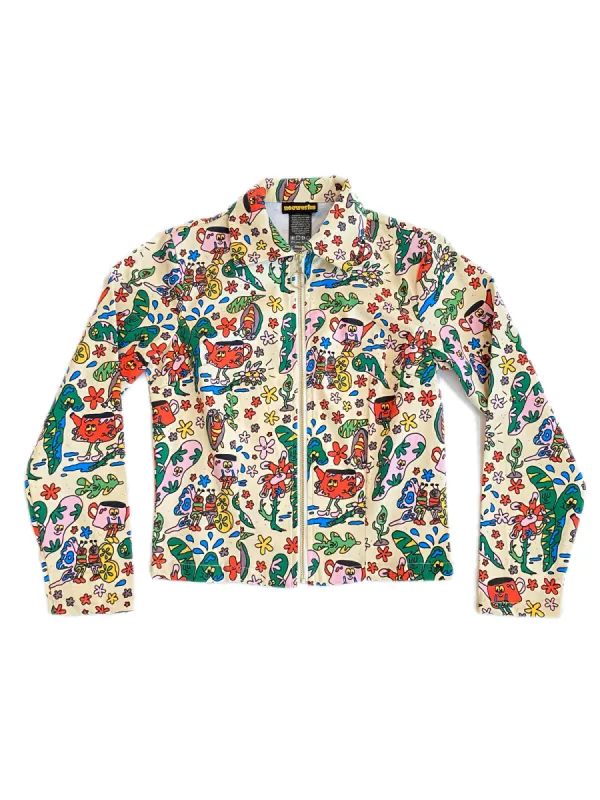 Twill Moto Jacket Bug Out sold by Nooworks