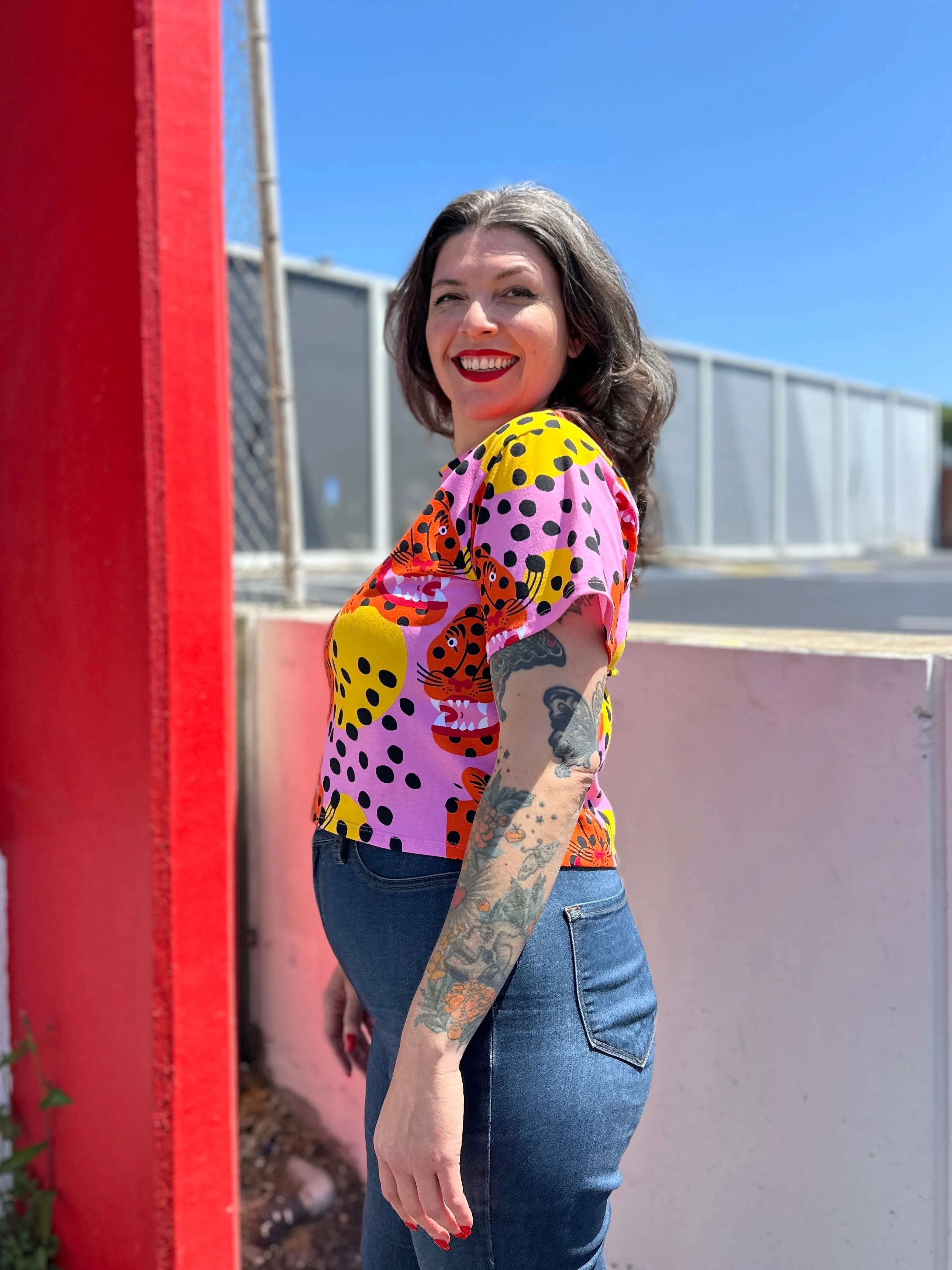 Crop Top Micotti Cat sold by Nooworks product image thumbnail 3