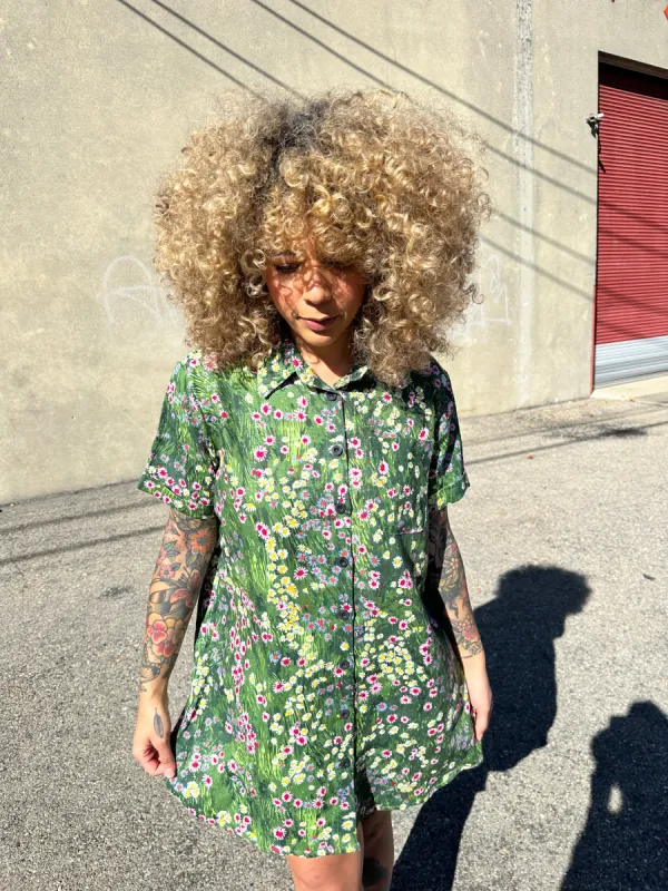 Linen Shirt Dress Meadow sold by Nooworks