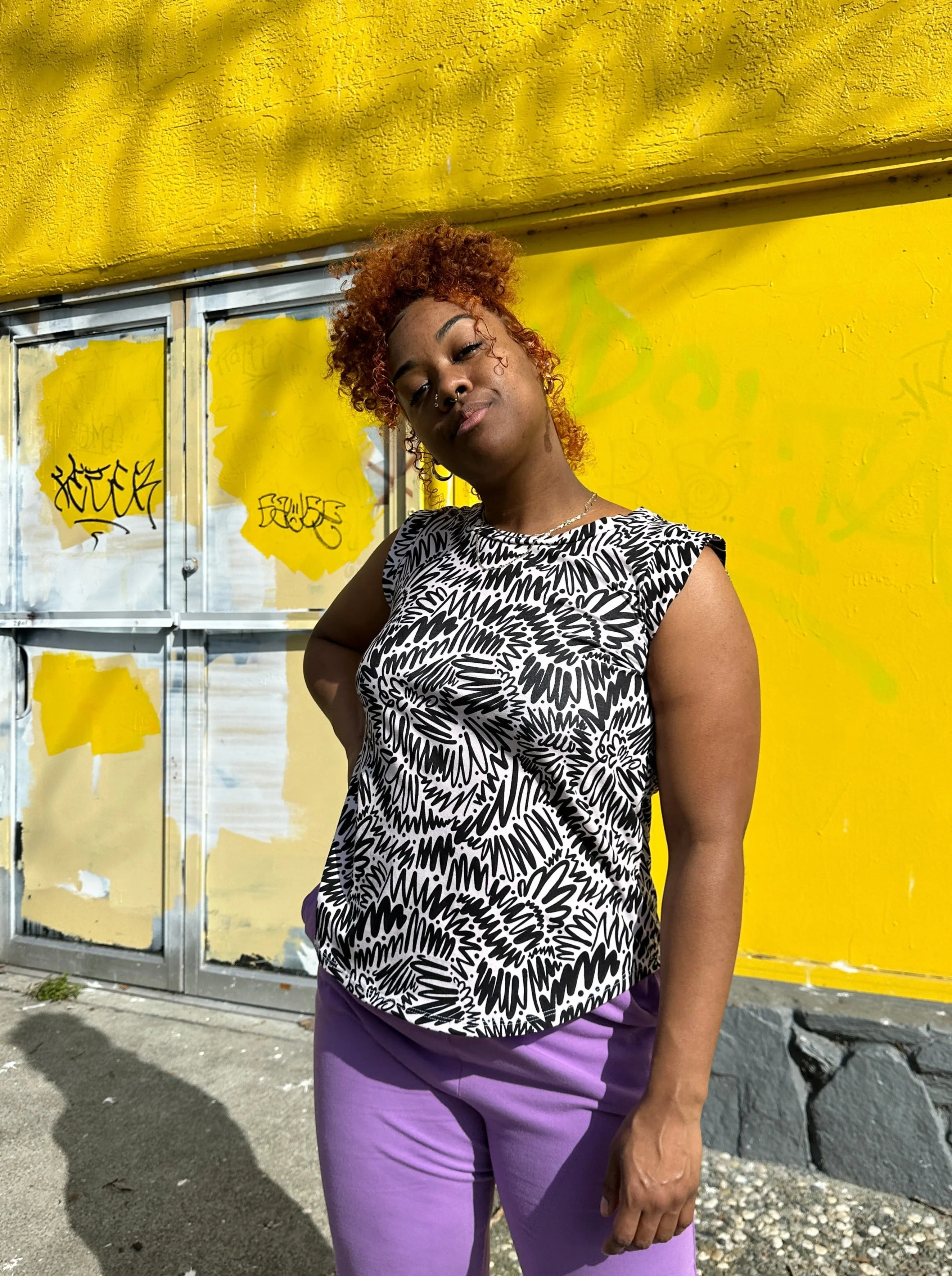 Muscle Tee Zig Zag sold by Nooworks product image thumbnail 2