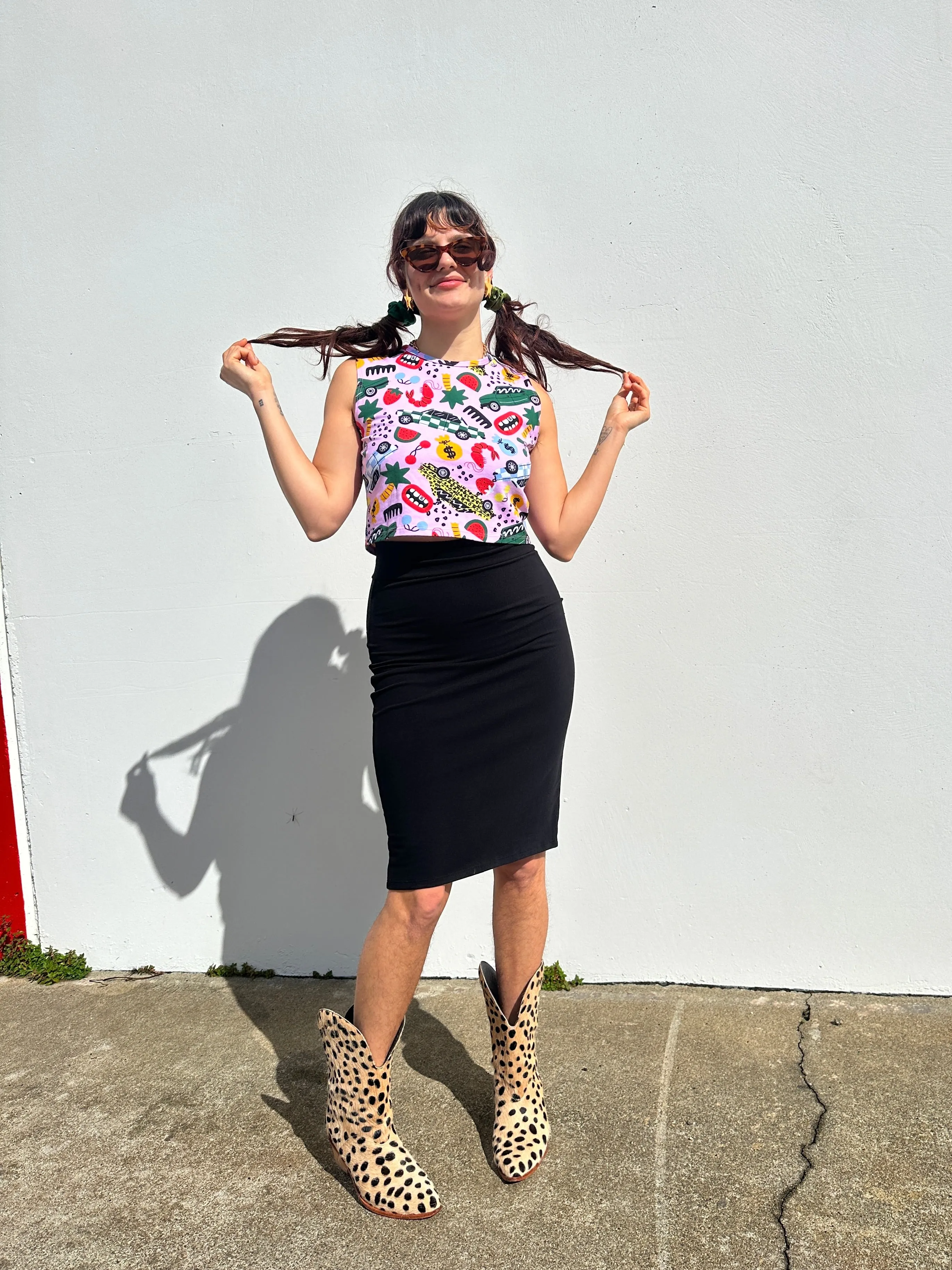 Wiggle Skirt Black sold by Nooworks