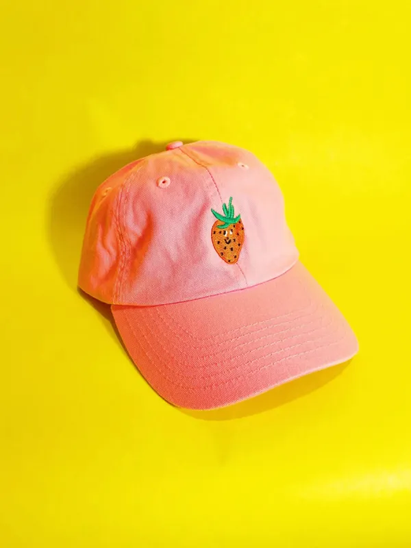 Strawberry Hat by Kristina Micotti sold by Nooworks