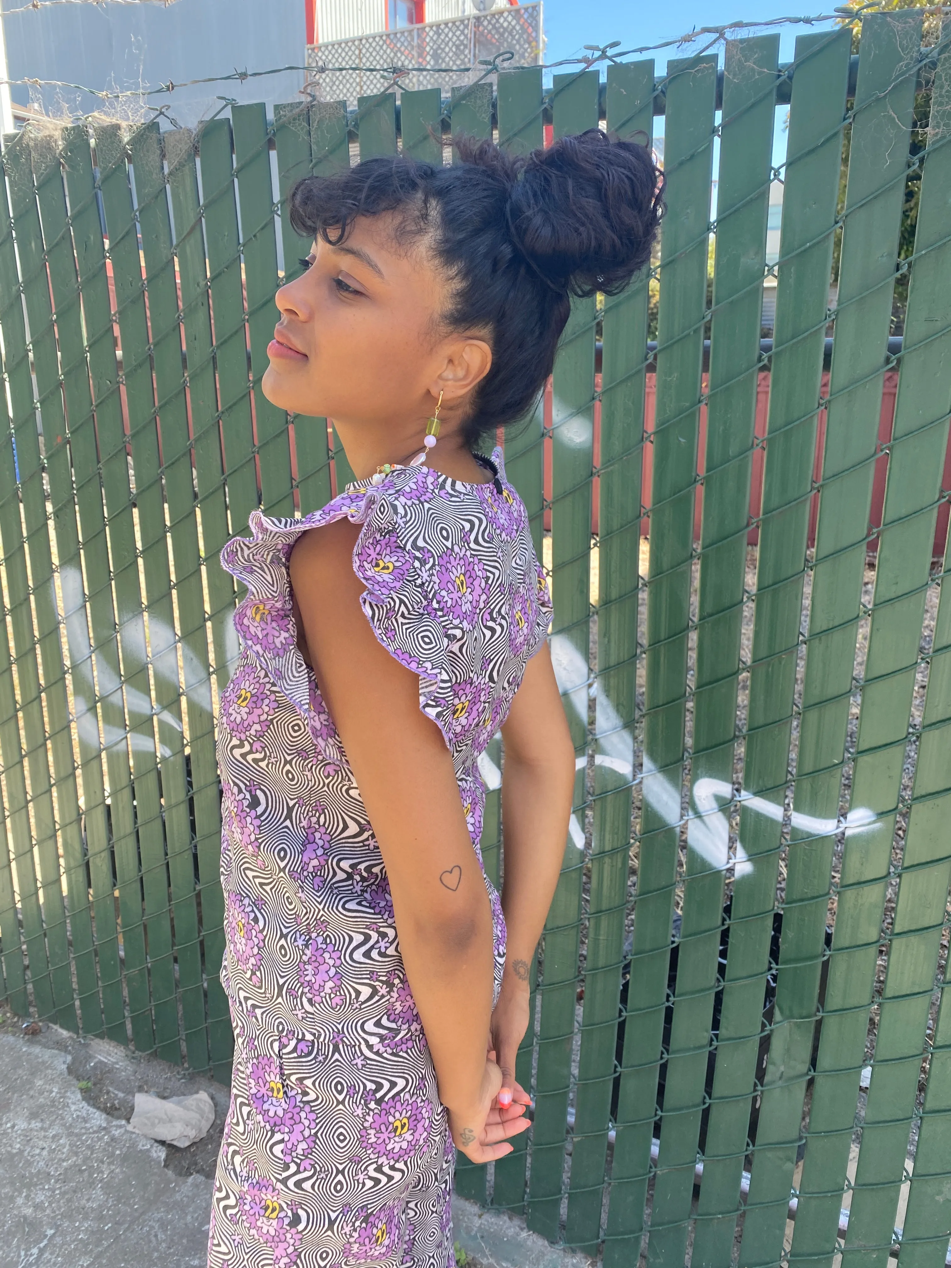 Linen Ruffle Top Haze sold by Nooworks product image thumbnail 2