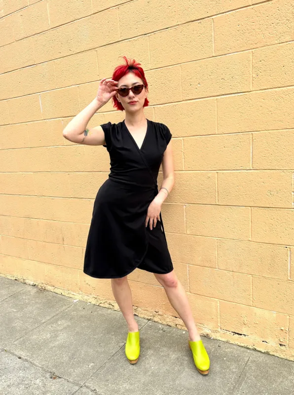 Wrap Dress Black sold by Nooworks