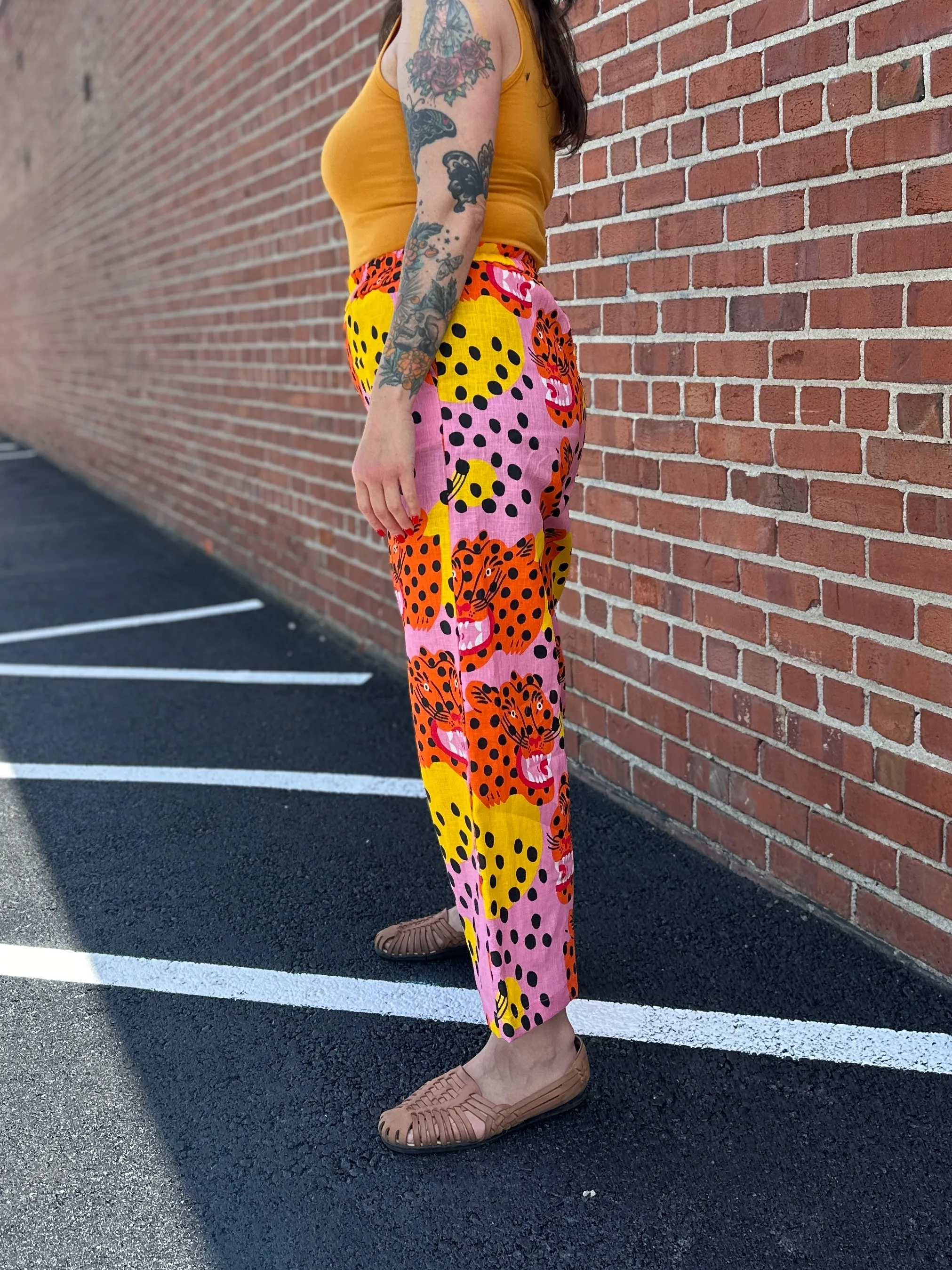 Linen Catalina Pant Micotti Cat sold by Nooworks product image thumbnail 3