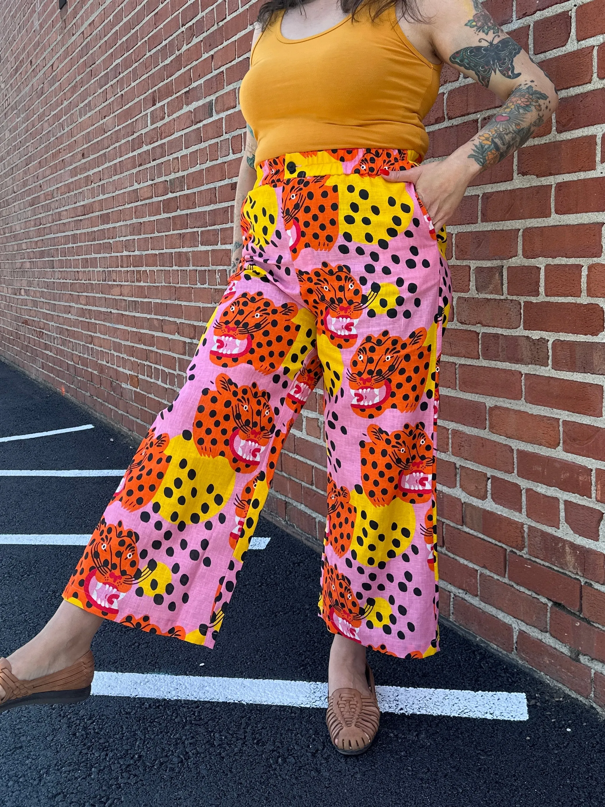 Linen Catalina Pant Micotti Cat sold by Nooworks product image thumbnail 2