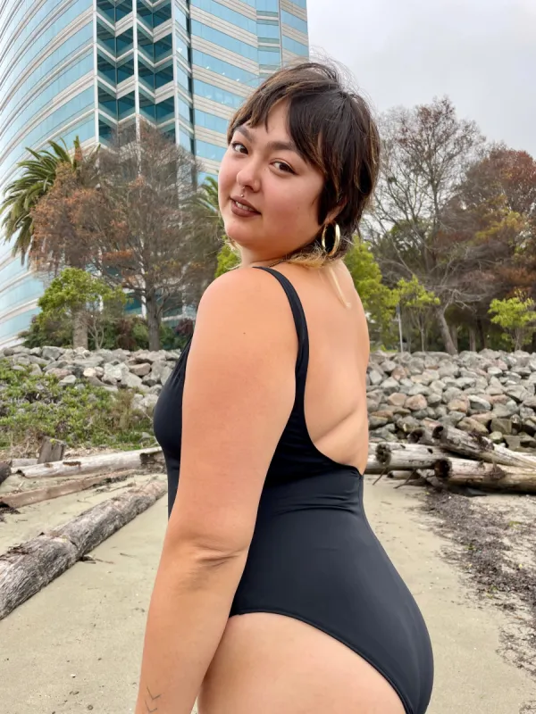 Nikki Swimwear Black sold by Nooworks