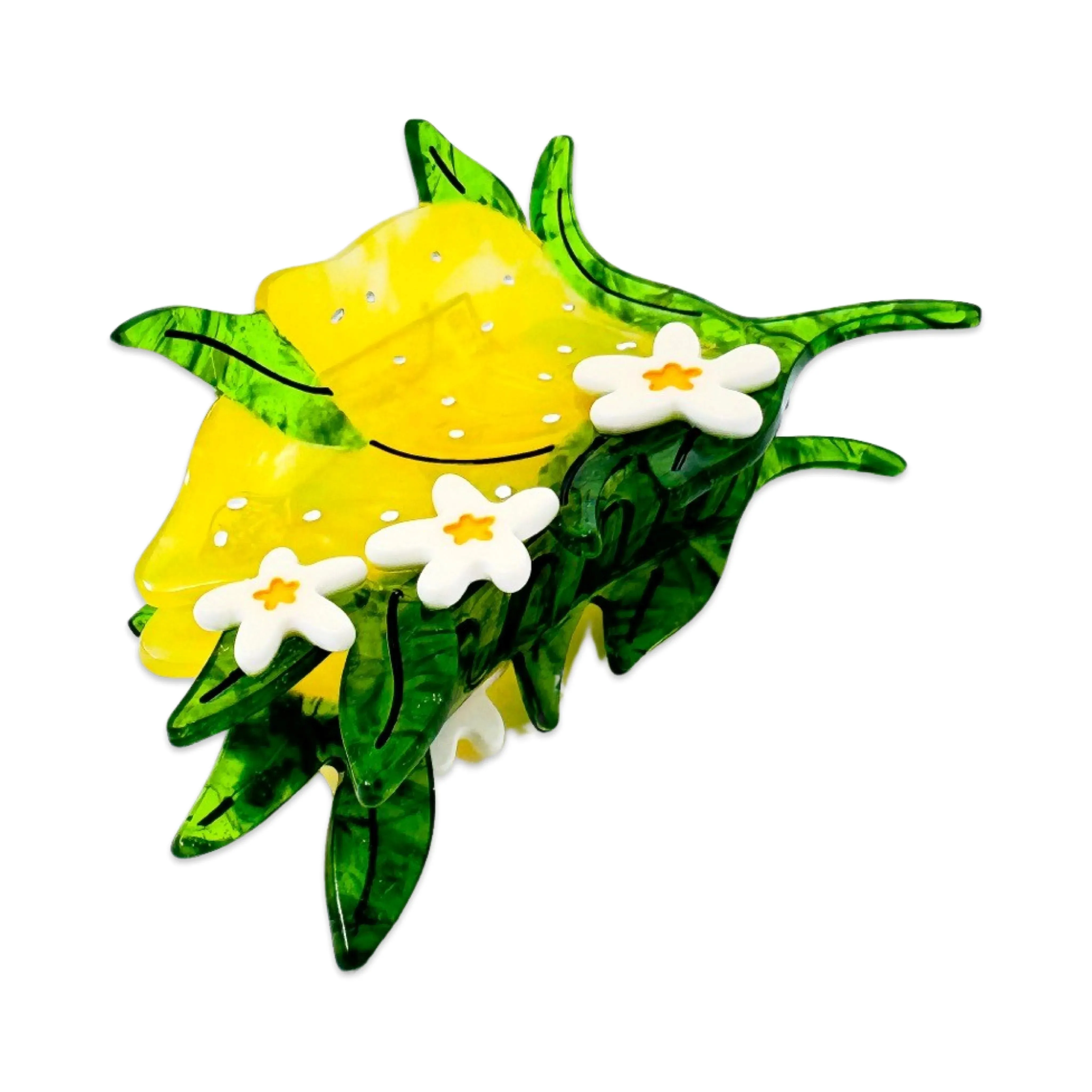Lemon and Flowers Claw sold by Nooworks product image thumbnail 4