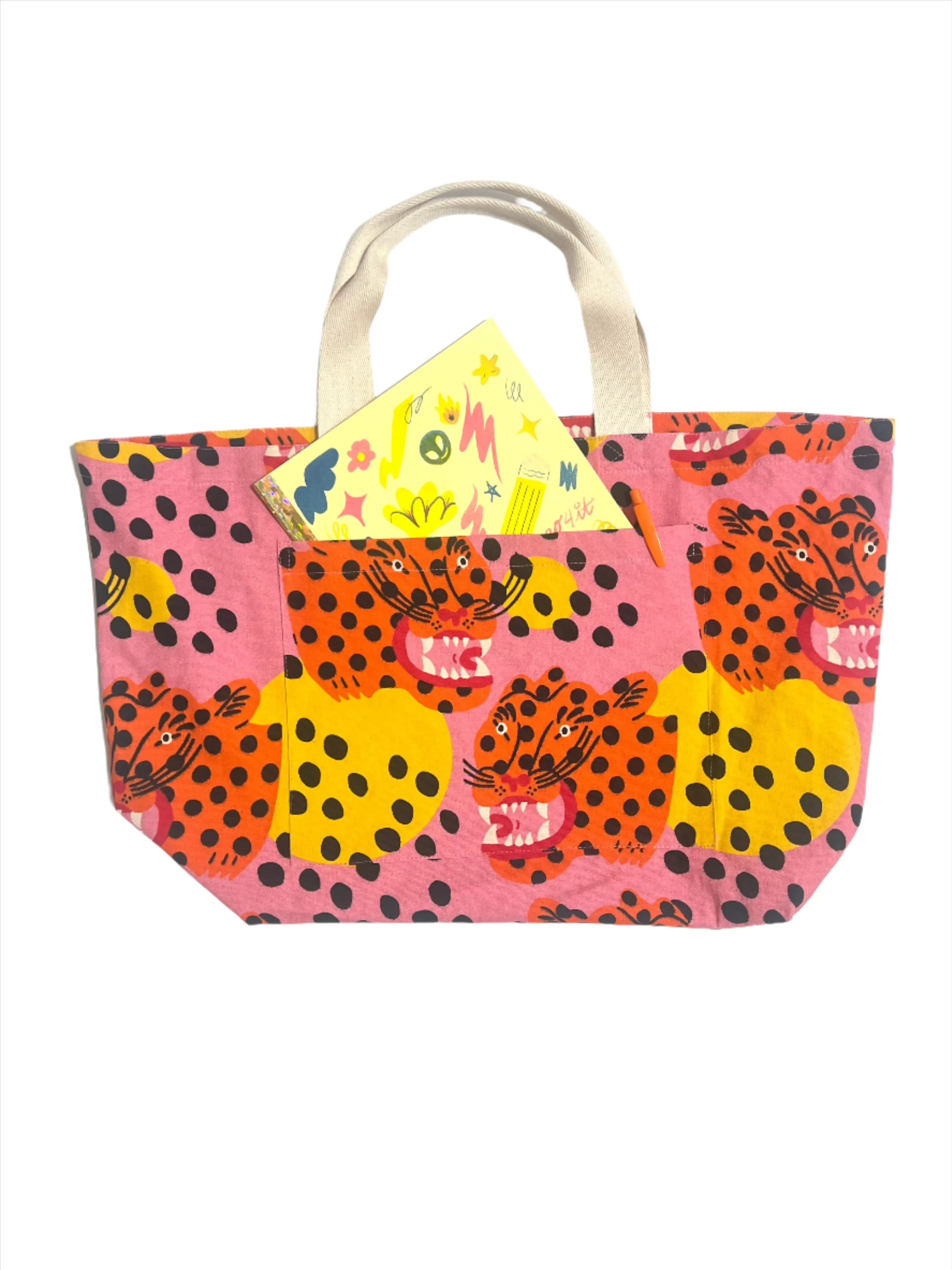 The Mega Tote - Micotti Cat sold by Nooworks