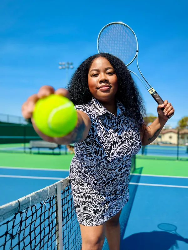 Tennis Dress Zig Zag sold by Nooworks
