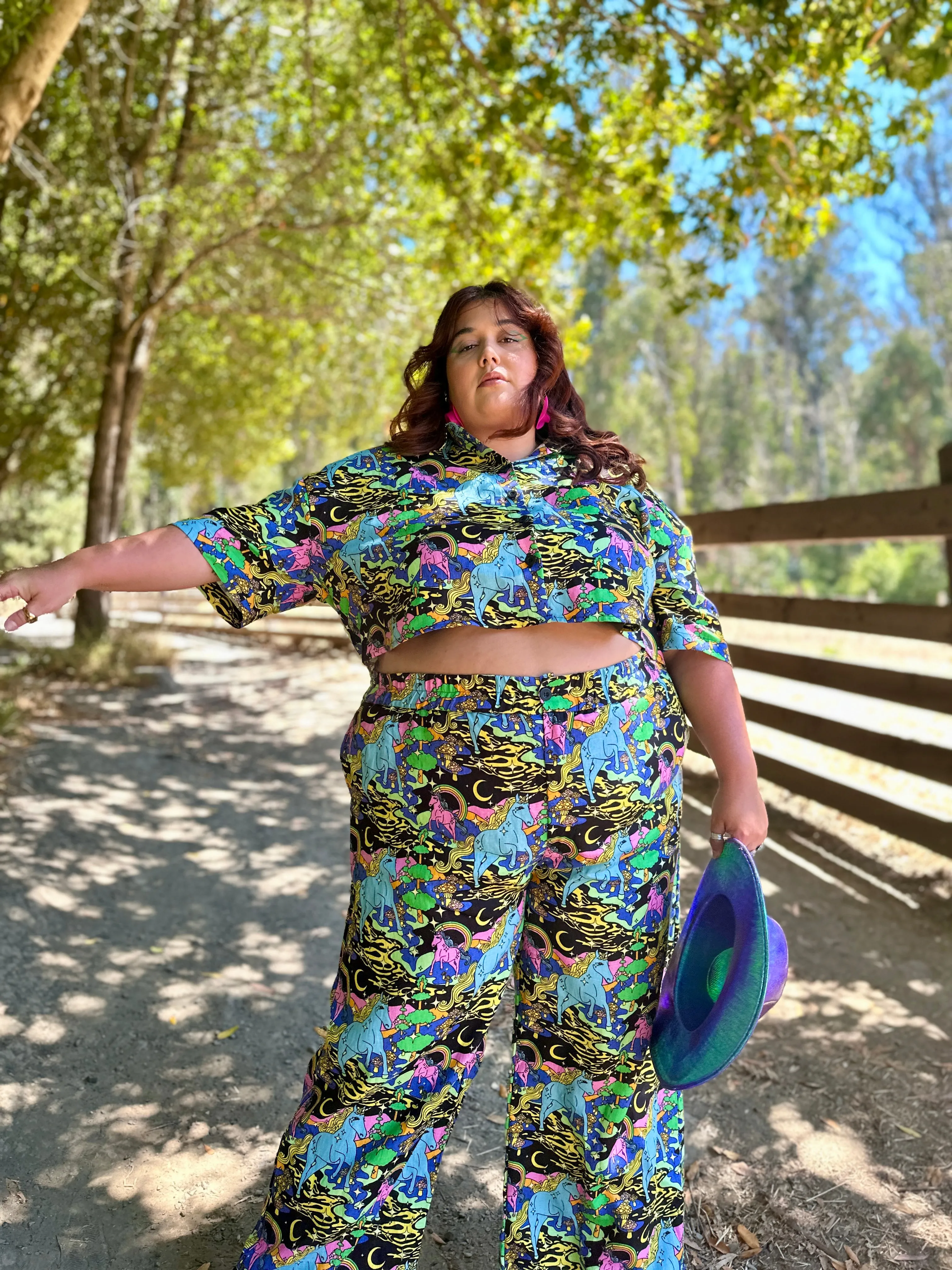 Linen Catalina Pant Unicorn sold by Nooworks