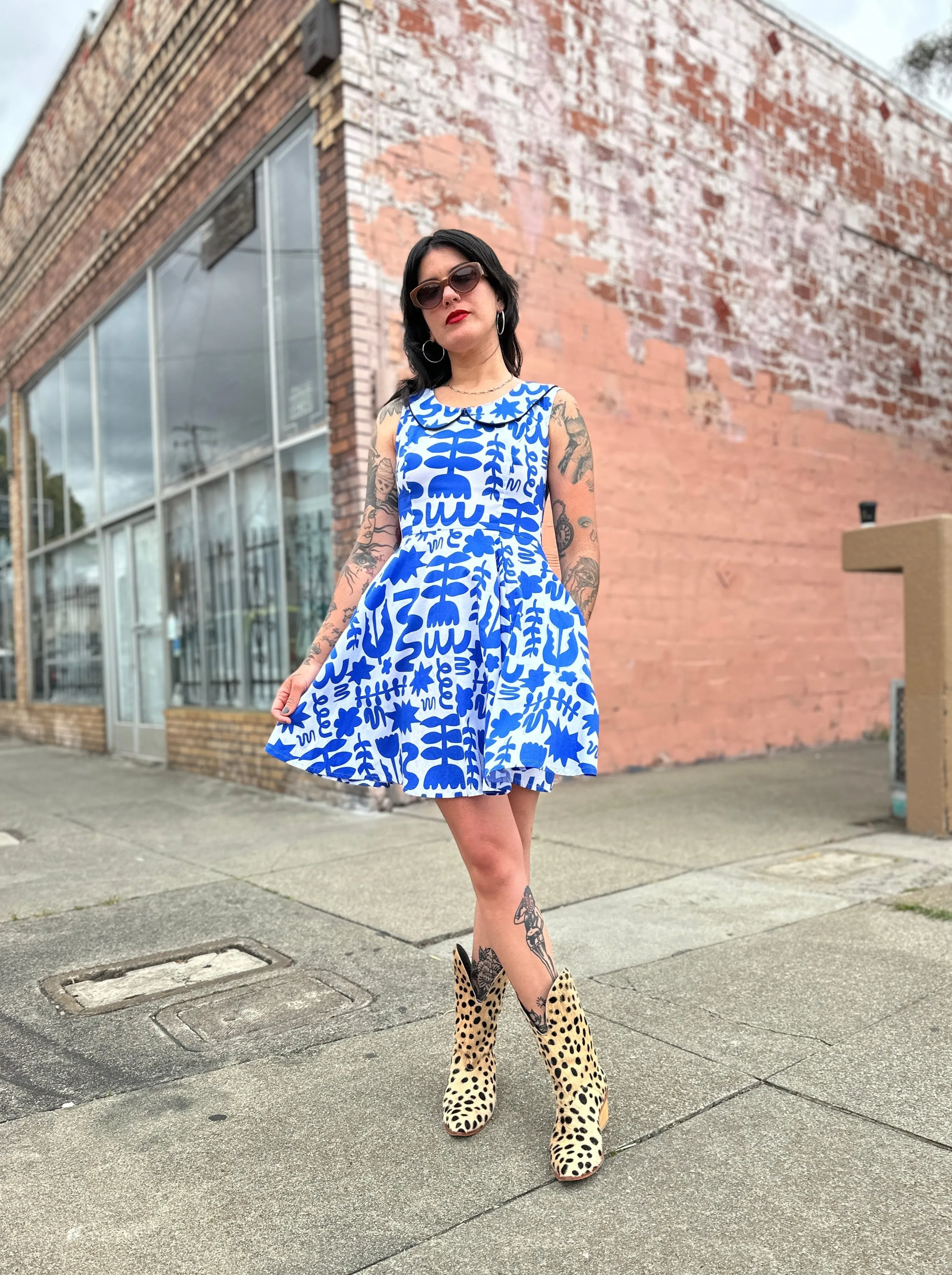 Peter Pan Dress Dutch Garden sold by Nooworks product image thumbnail 3